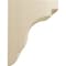 Ekena Millwork 5 1/4"W x 8 1/2"D x 11"H Bedford Bracket, Rubberwood BKTW05X09X11BERW - alternate 4